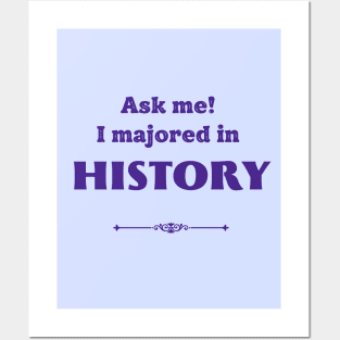 Ask me! I majored in history Posters and Art